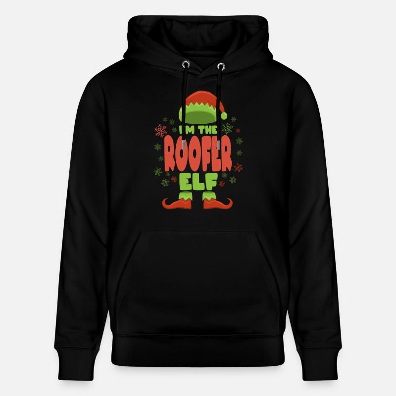 Couvreur Elfe de Noël - Sweat à capuche bio CRUISER Stanley/Stella Unisexe - noir