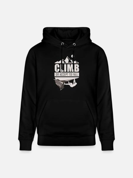 Climb climbing bouldering - Stanley/Stella CRUISER Unisex Organic Hoodie - black