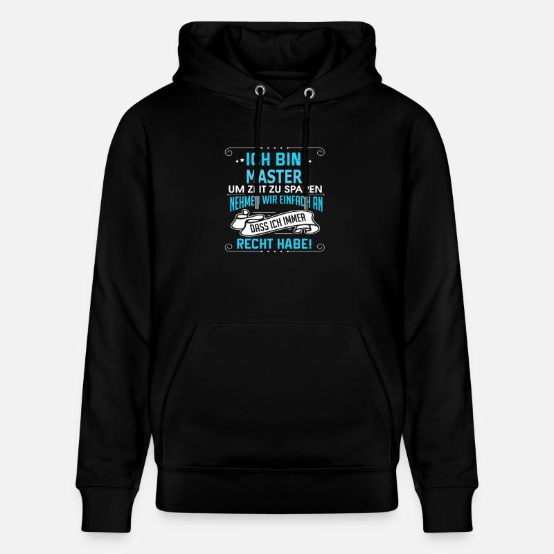 MASTER - Stanley/Stella Unisex Bio-Hoodie CRUISER - Schwarz