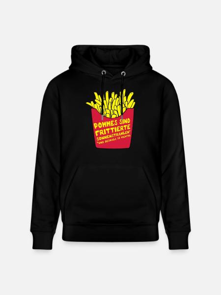 Sonnenstrahlen - Stanley/Stella Unisex Bio-Hoodie CRUISER  - Schwarz