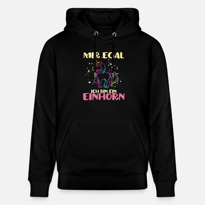 licorne - Sweat à capuche bio CRUISER Stanley/Stella Unisexe - noir