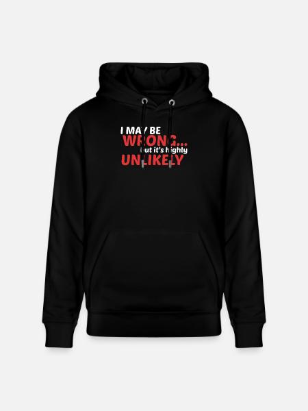 Always right - Stanley/Stella CRUISER Unisex Organic Hoodie - black