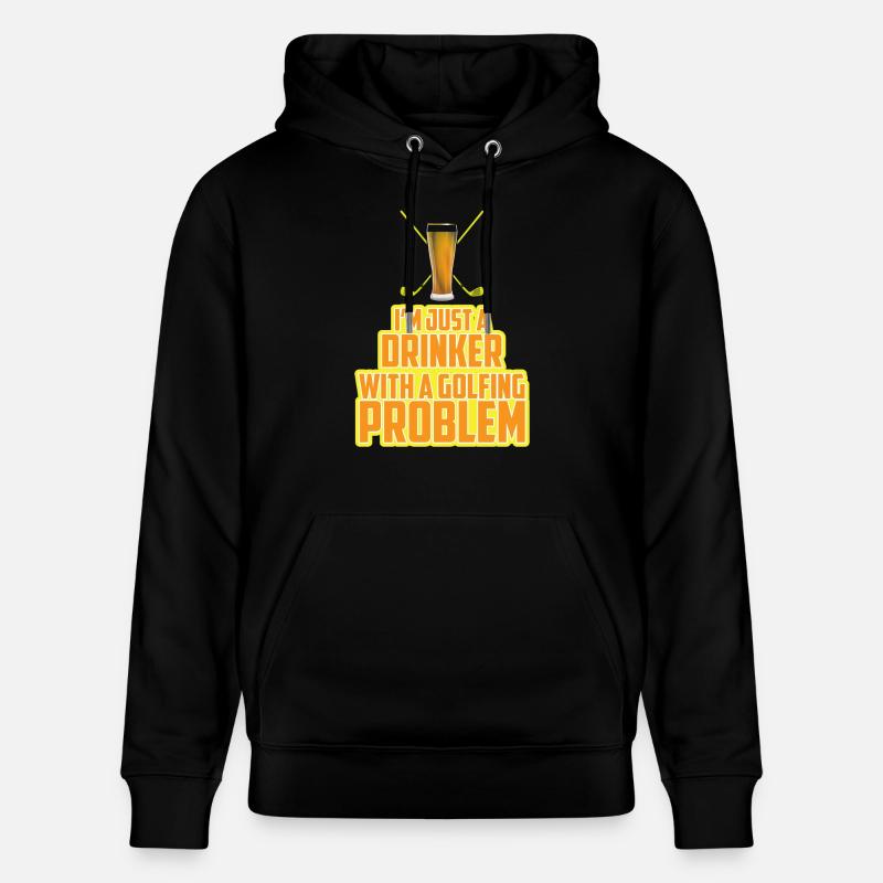 Golfing Problem - Stanley/Stella Unisex Bio-Hoodie CRUISER  - Schwarz