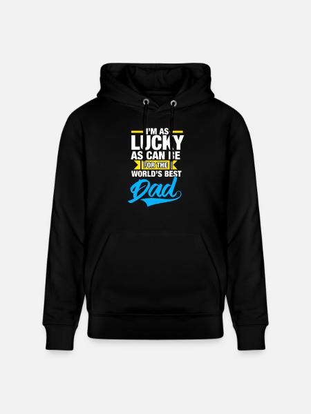 Bester Vater der Welt - Stanley/Stella Unisex Bio-Hoodie CRUISER  - Schwarz