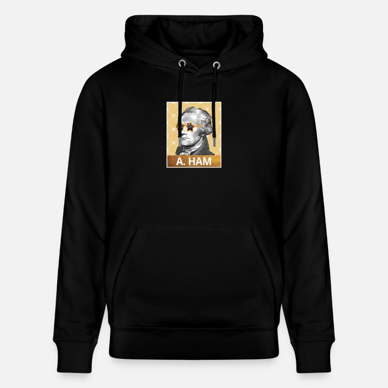 Alexander Hamilton - Sweat à capuche bio CRUISER Stanley/Stella Unisexe - noir