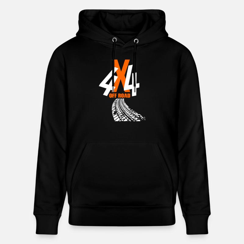 4x4 Offroad - Sweat à capuche bio CRUISER Stanley/Stella Unisexe - noir