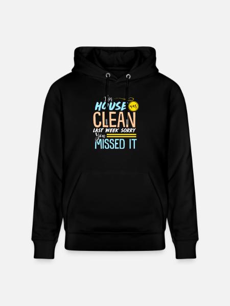 Drôle propre maison - Sweat à capuche bio CRUISER Stanley/Stella Unisexe - noir