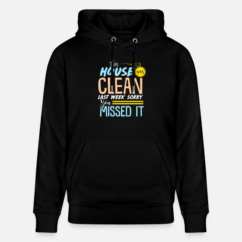 Drôle propre maison - Sweat à capuche bio CRUISER Stanley/Stella Unisexe - noir