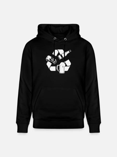 Beer Cycle - Stanley/Stella CRUISER Unisex Organic Hoodie - black