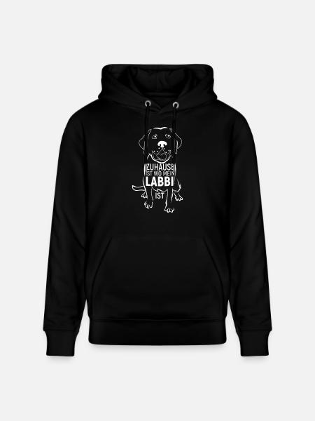 Labrador Retriever - Stanley/Stella Unisex Bio-Hoodie CRUISER  - Schwarz
