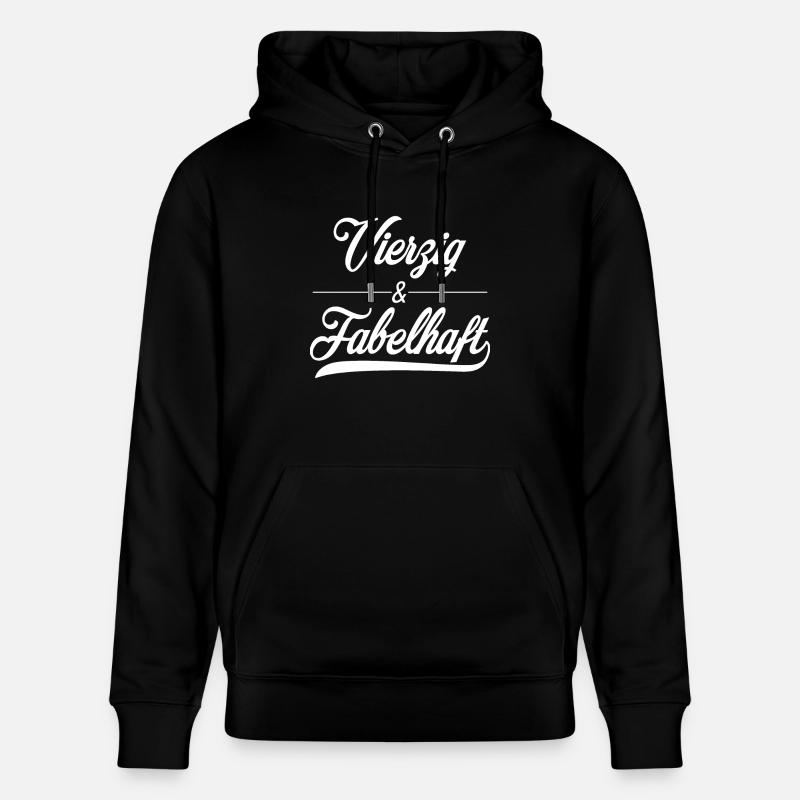 40e anniversaire - Sweat à capuche bio CRUISER Stanley/Stella Unisexe - noir