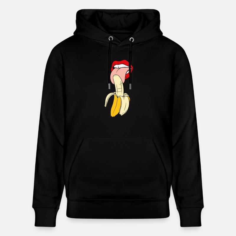 Alimentaire de cadeau de banane - Sweat à capuche bio CRUISER Stanley/Stella Unisexe - noir