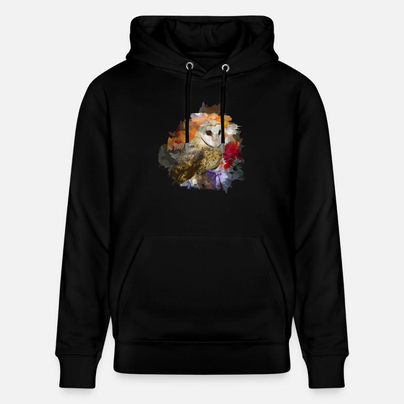 Eule - Stanley/Stella Unisex Bio-Hoodie CRUISER  - Schwarz