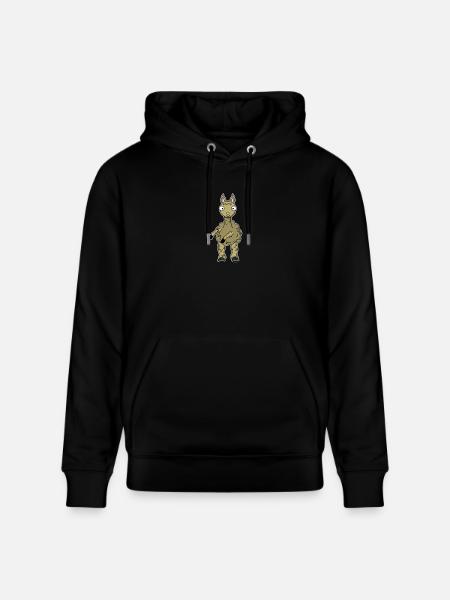 Floss Dance Move Llama - Stanley/Stella CRUISER Unisex Organic Hoodie - black