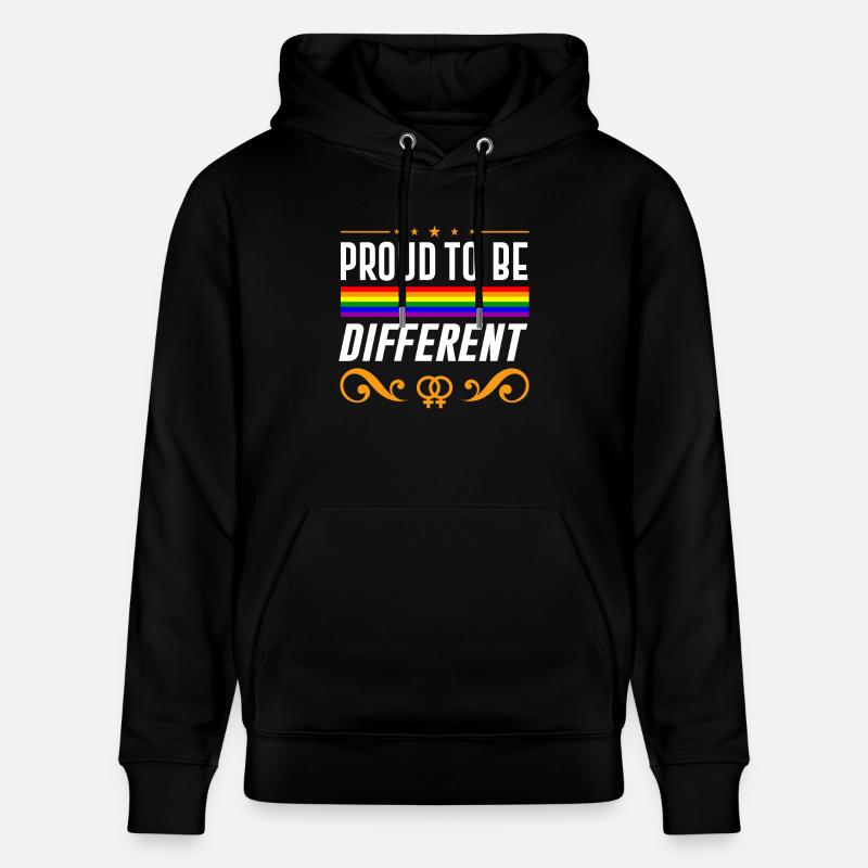 Fier d'être différent - Sweat à capuche bio CRUISER Stanley/Stella Unisexe - noir