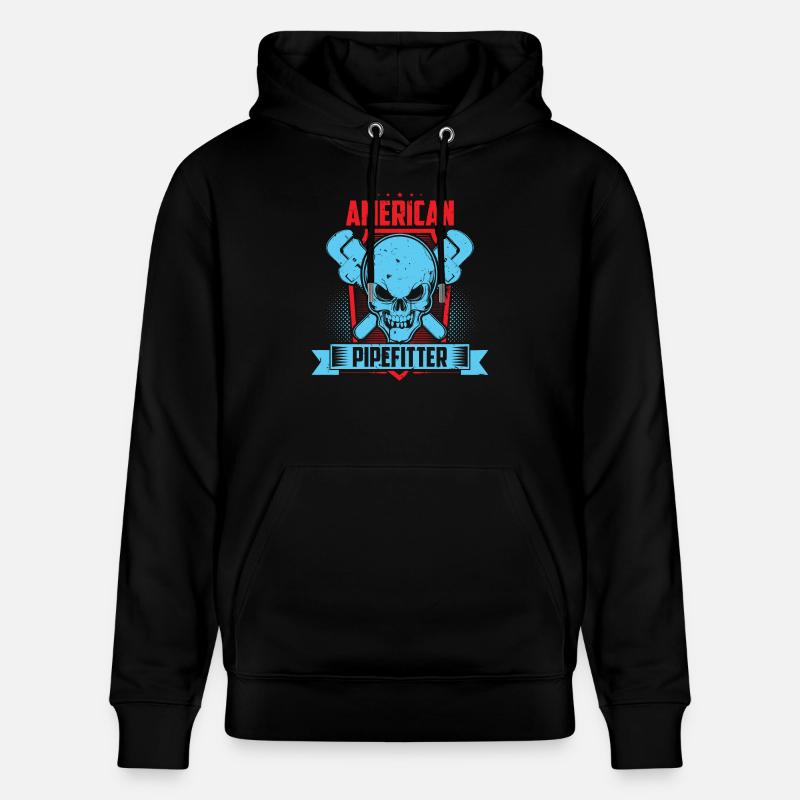 American Pipefitter - Stanley/Stella Unisex Bio-Hoodie CRUISER - Schwarz