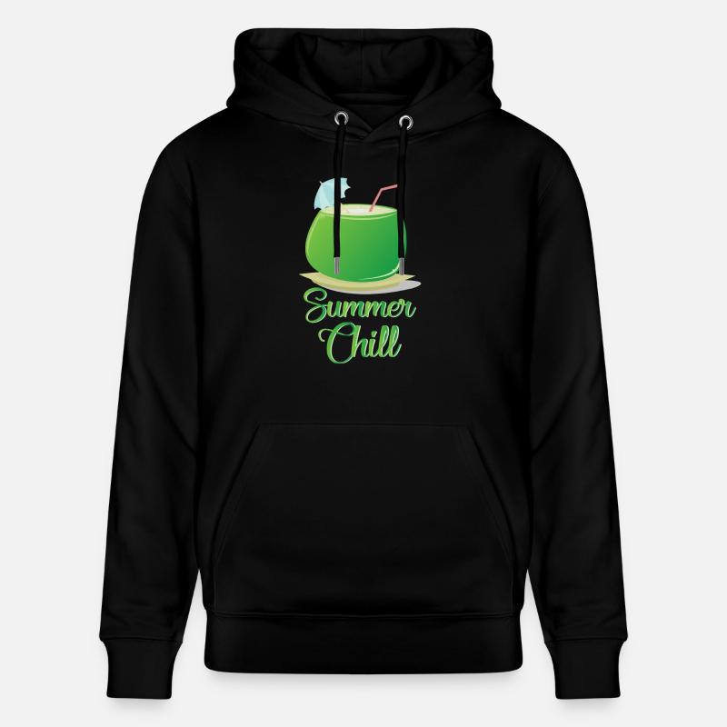 Été, cocktail et détente - Sweat à capuche bio CRUISER Stanley/Stella Unisexe - noir