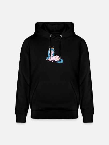 Licorne - Sweat à capuche bio CRUISER Stanley/Stella Unisexe - noir