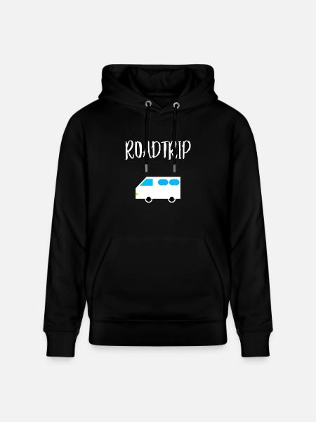 ROAD TRIP - Stanley/Stella CRUISER Unisex Organic Hoodie - black
