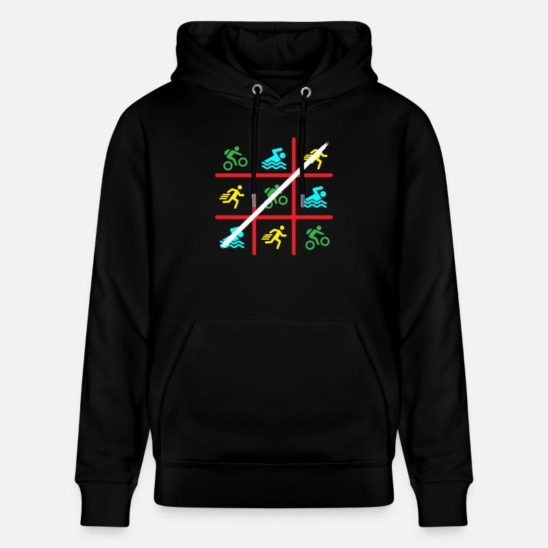 Triathlon - Natation Cyclisme Running Gift - Sweat à capuche bio CRUISER Stanley/Stella Unisexe - noir