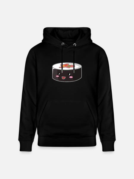 Sushi Roll / Rice / Japan - Stanley/Stella CRUISER Unisex Organic Hoodie - black