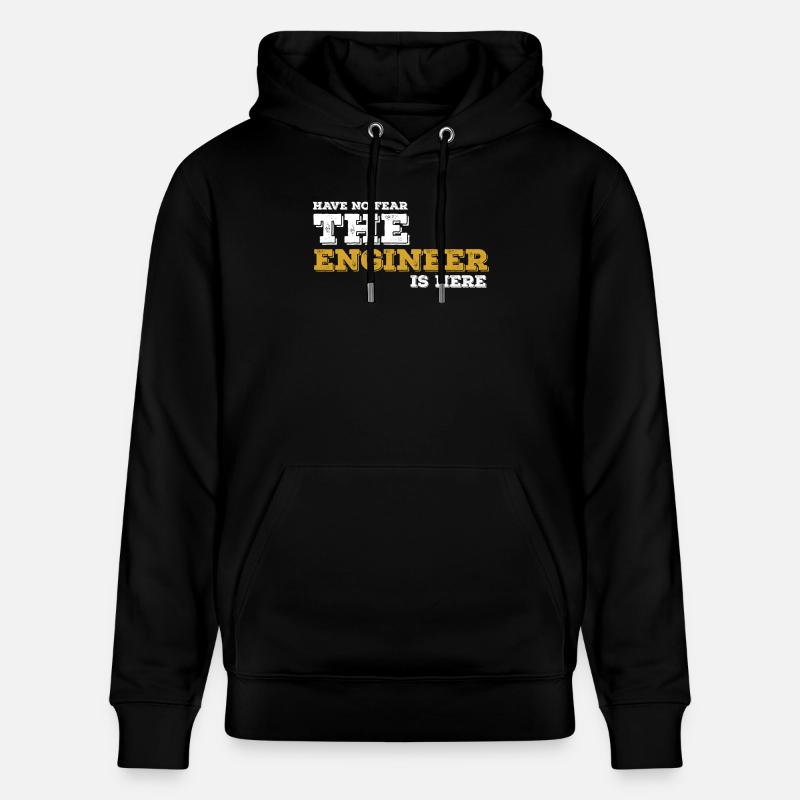 Ingenieur Engineer Techniker Geschenk Idee - Stanley/Stella Unisex Bio-Hoodie CRUISER  - Schwarz