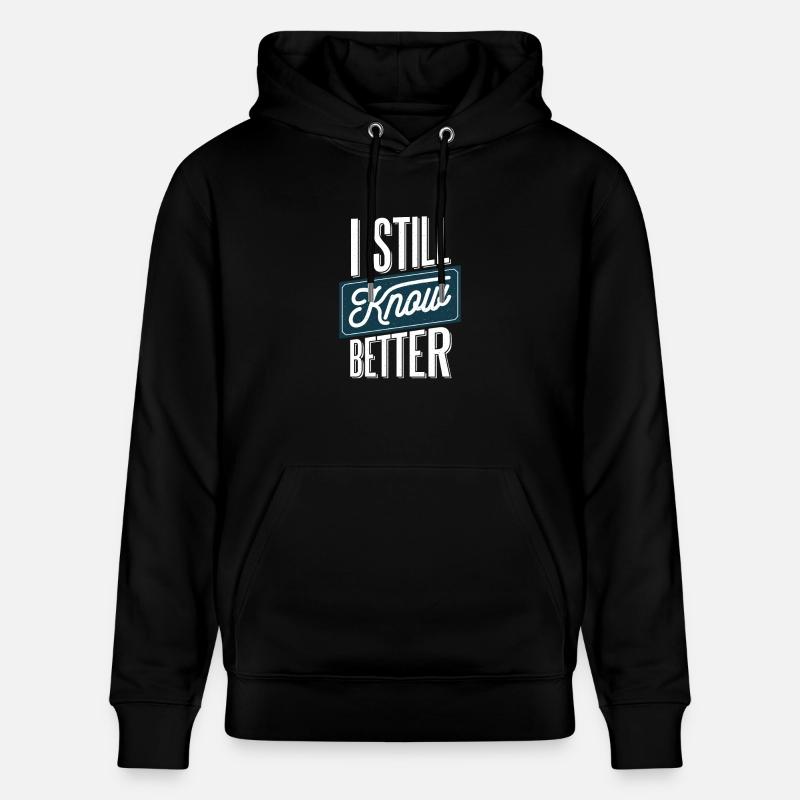 dictons drôles - Sweat à capuche bio CRUISER Stanley/Stella Unisexe - noir