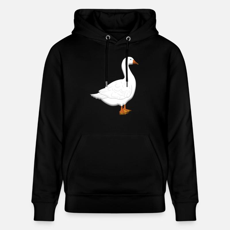 oie - Sweat à capuche bio CRUISER Stanley/Stella Unisexe - noir