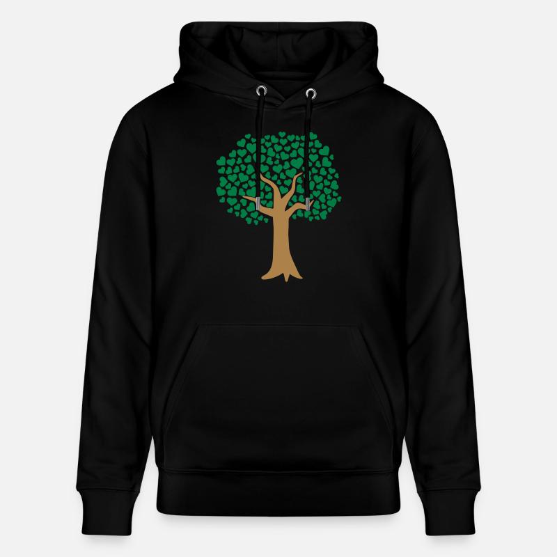 Arbre - Sweat à capuche bio CRUISER Stanley/Stella Unisexe - noir