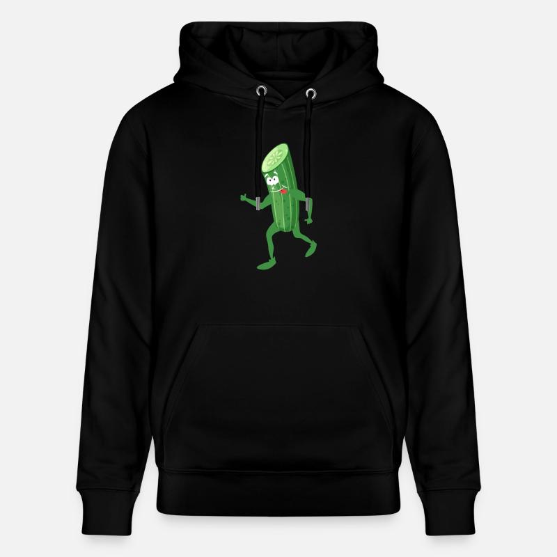 concombre - Sweat à capuche bio CRUISER Stanley/Stella Unisexe - noir