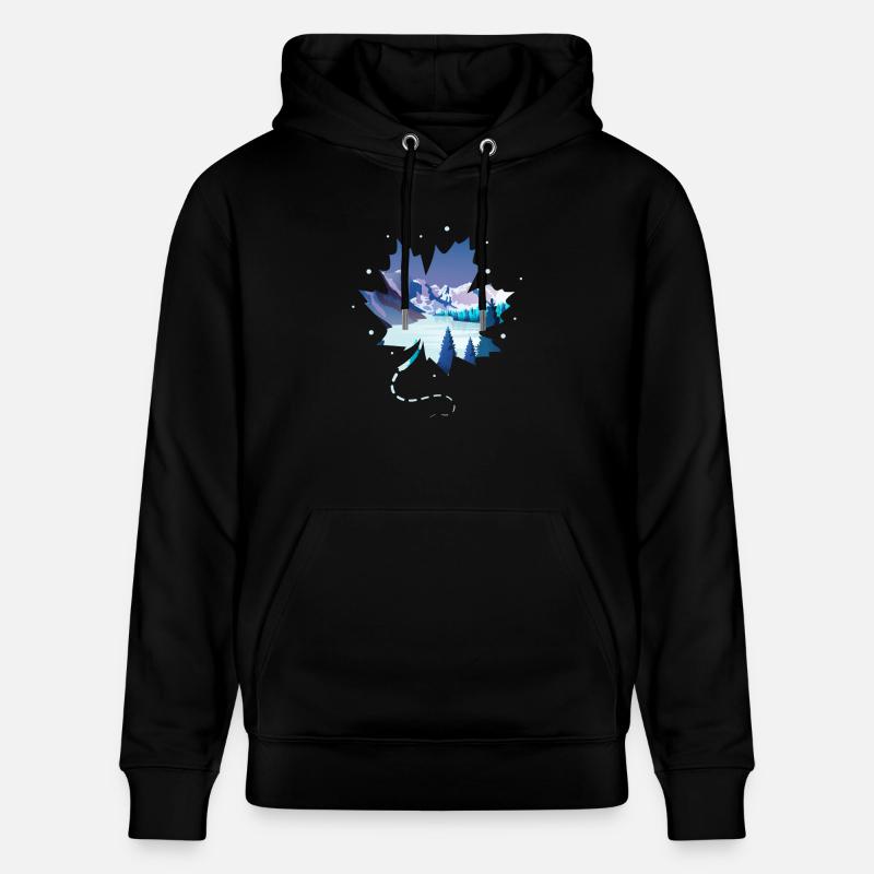 Le Canada - Sweat à capuche bio CRUISER Stanley/Stella Unisexe - noir