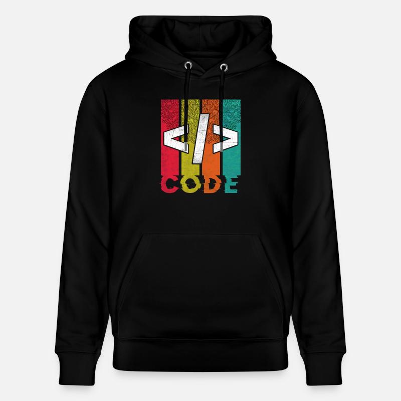 Code Design - Stanley/Stella Unisex Bio-Hoodie CRUISER  - Schwarz