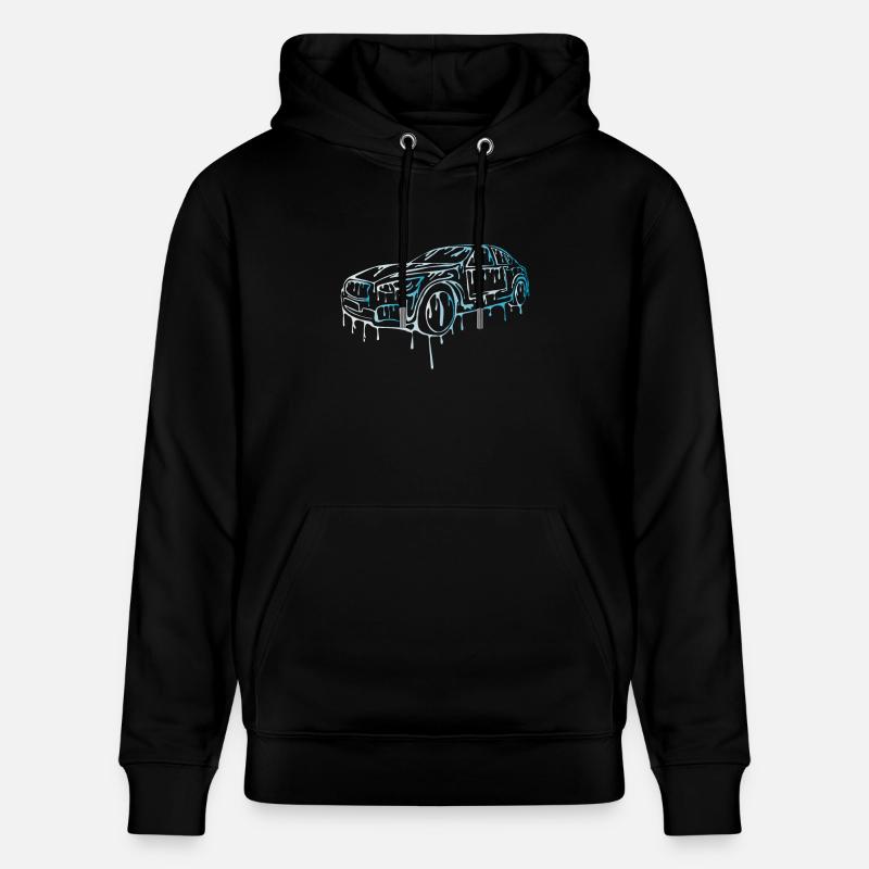 Cooles Auto - Stanley/Stella Unisex Bio-Hoodie CRUISER  - Schwarz