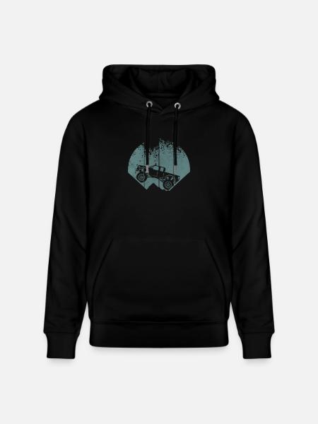 Monster truck - Stanley/Stella CRUISER Unisex Organic Hoodie - black