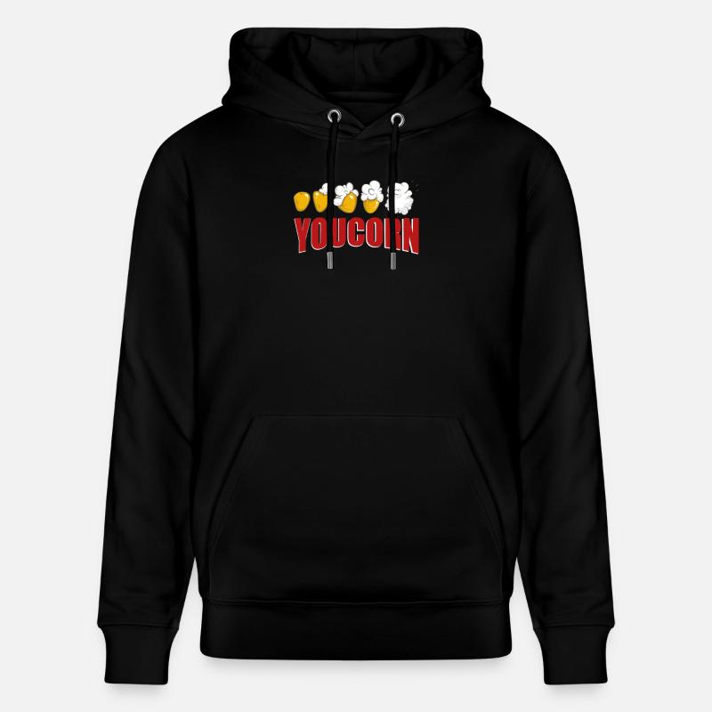 Popcorn disant - Sweat à capuche bio CRUISER Stanley/Stella Unisexe - noir