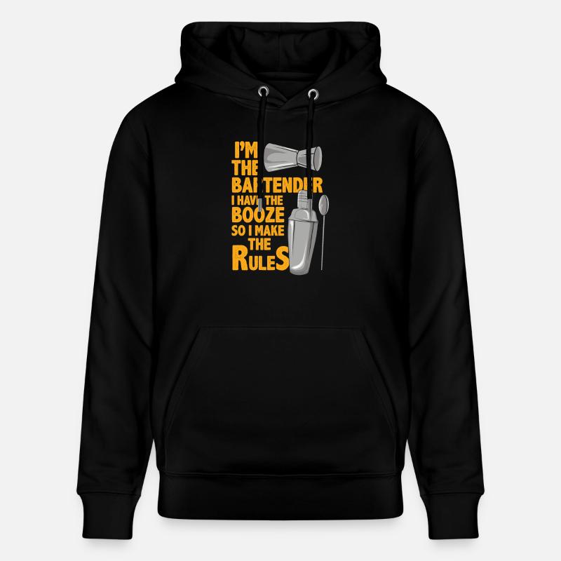 Barmans - Sweat à capuche bio CRUISER Stanley/Stella Unisexe - noir