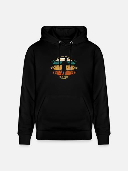 Rollski Retro - Sweat à capuche bio CRUISER Stanley/Stella Unisexe - noir
