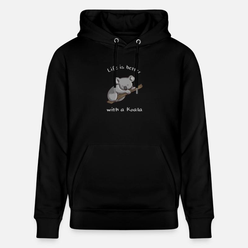 Koalabär - Sweat à capuche bio CRUISER Stanley/Stella Unisexe - noir