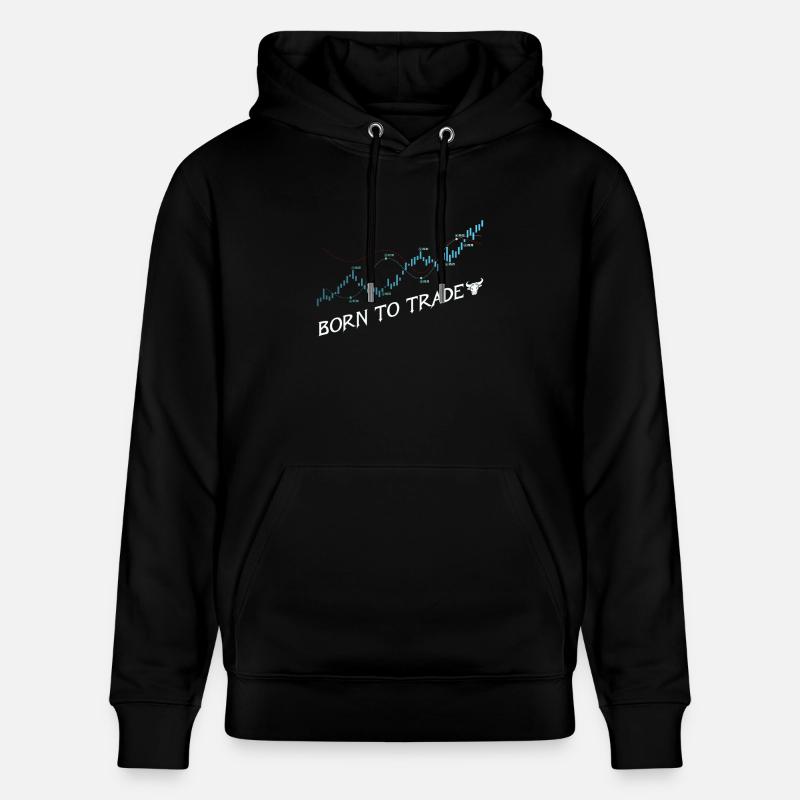 Trader - Sweat à capuche bio CRUISER Stanley/Stella Unisexe - noir