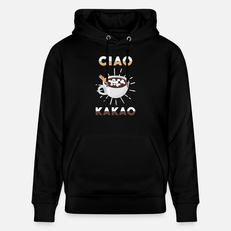 Ciao Cacao - Sweat à capuche bio CRUISER Stanley/Stella Unisexe - noir