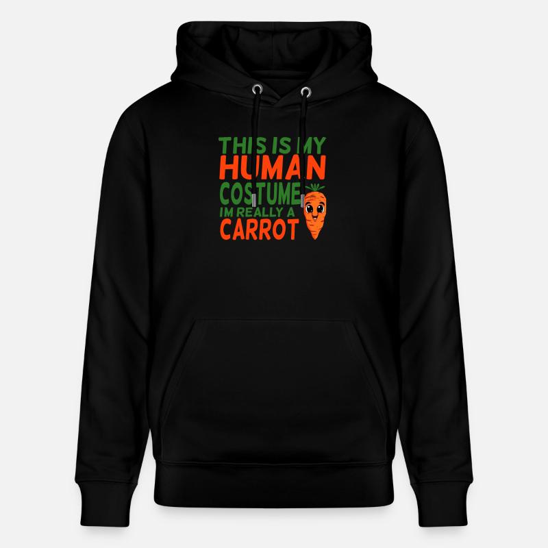 Carottes Carottes Carottes - Sweat à capuche bio CRUISER Stanley/Stella Unisexe - noir
