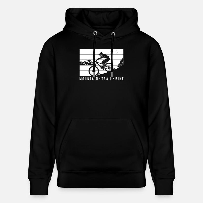 Mountain Bike - Sweat à capuche bio CRUISER Stanley/Stella Unisexe - noir