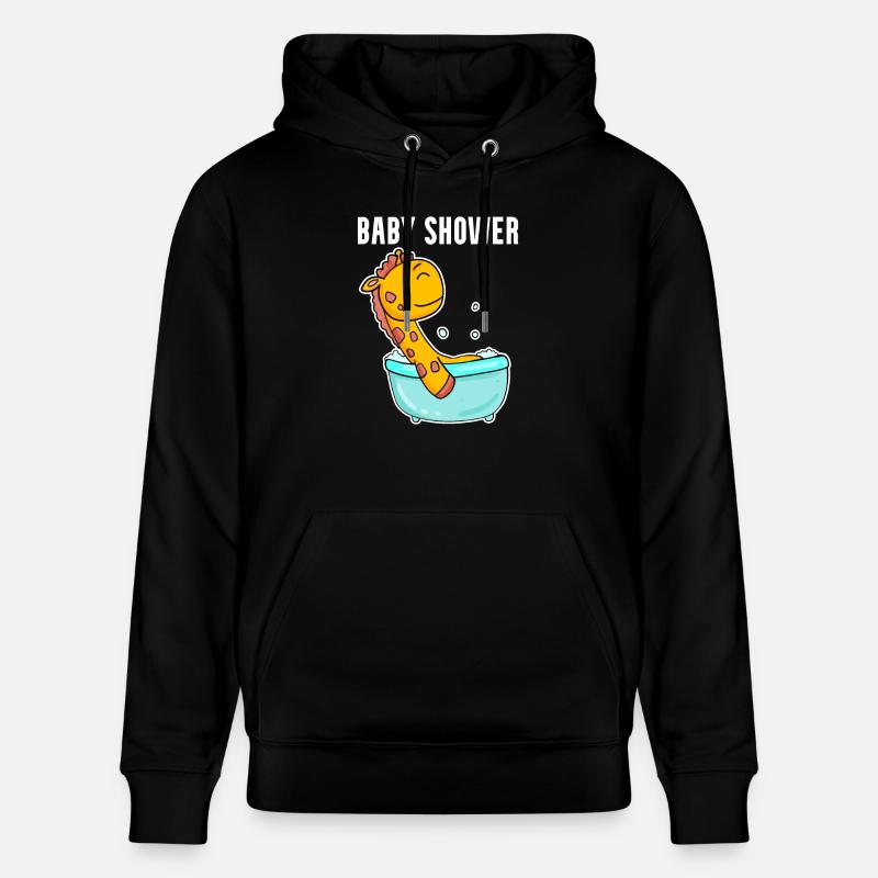 Baby Shower Baignoire Giraffe - Sweat à capuche bio CRUISER Stanley/Stella Unisexe - noir