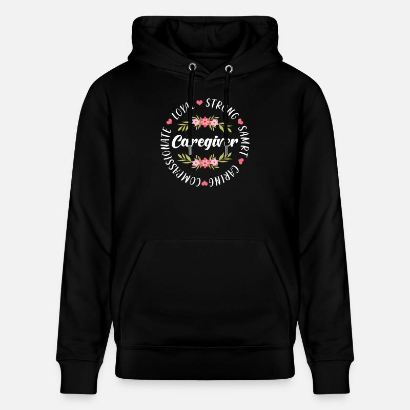 Cadeau de soignant. - Sweat à capuche bio CRUISER Stanley/Stella Unisexe - noir
