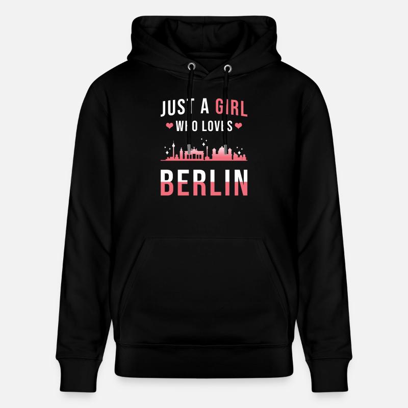 Berlin - Stanley/Stella Unisex Bio-Hoodie CRUISER - Schwarz