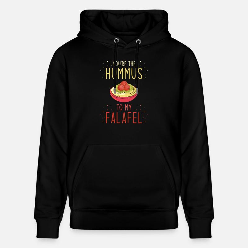 Houmous Falafel - Sweat à capuche bio CRUISER Stanley/Stella Unisexe - noir