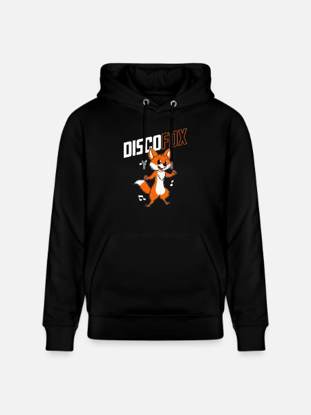 Disco Fuchs - Stanley/Stella CRUISER Unisex Organic Hoodie - black
