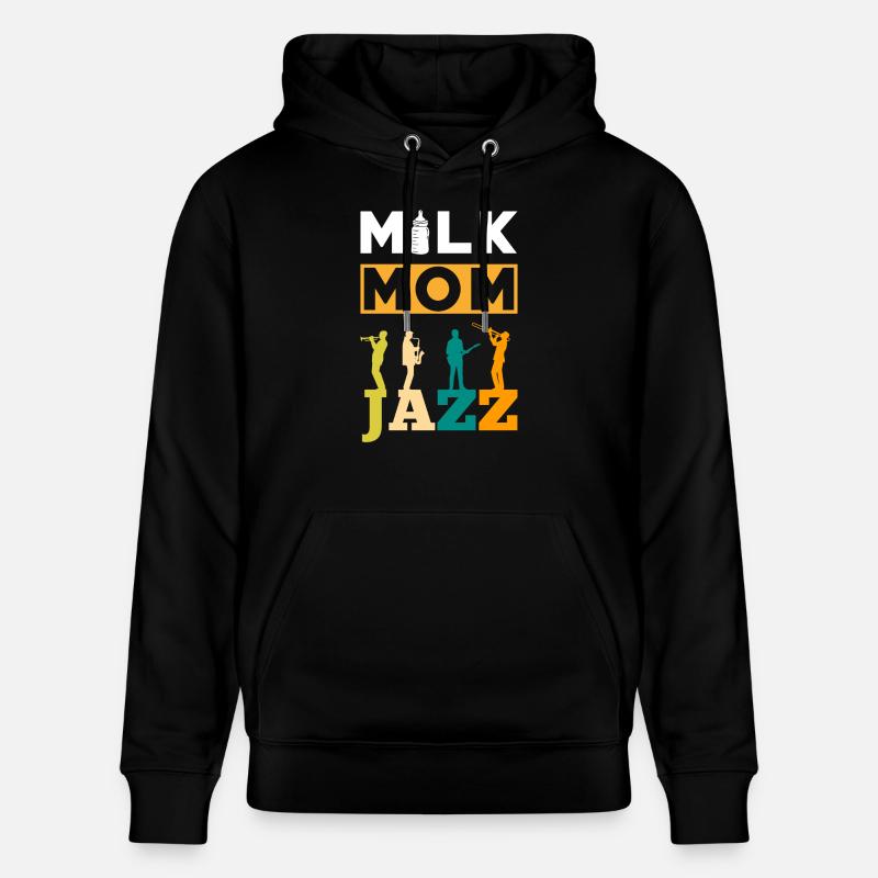 Milk Mom Jazz - Sweat à capuche bio CRUISER Stanley/Stella Unisexe - noir
