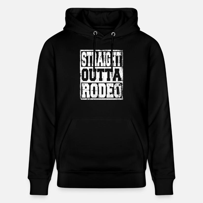 Rodéo en disant drôle - Sweat à capuche bio CRUISER Stanley/Stella Unisexe - noir