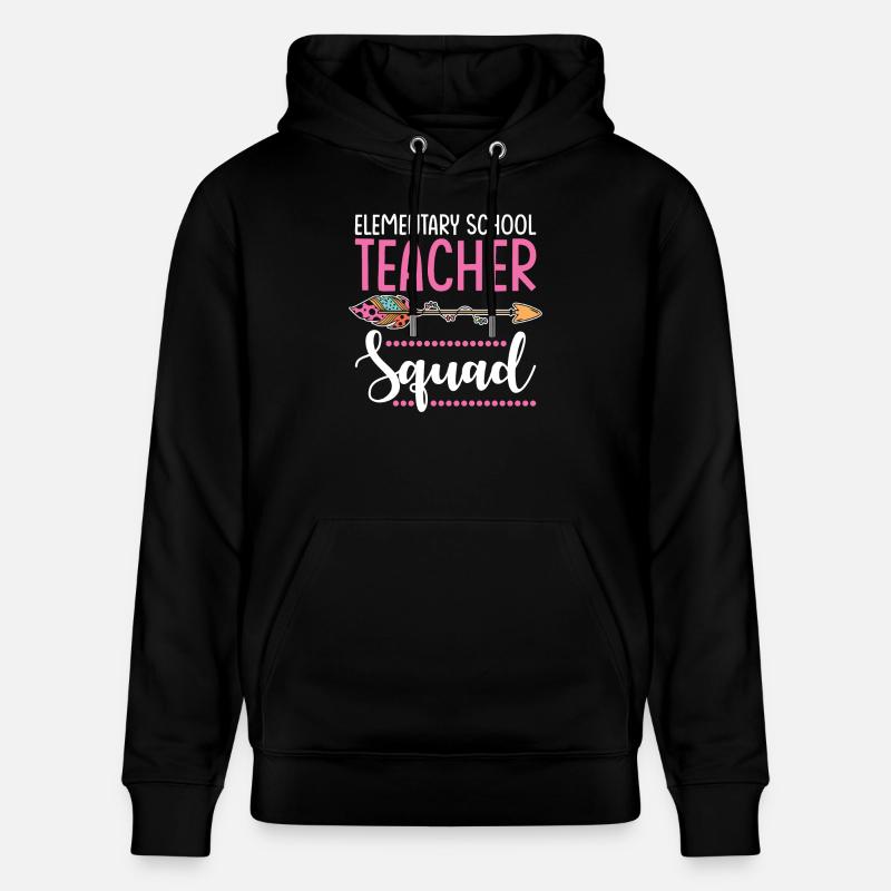 elementary school teacher group - Stanley/Stella CRUISER Unisex Organic Hoodie - black